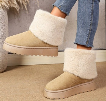 Faux Fur Ankle Boots