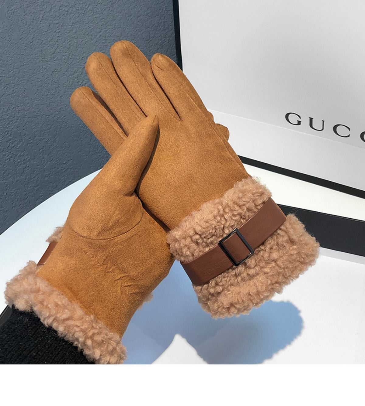 Winter Touch Screen Thermal Suede Gloves MK2BLW6W6GLO20