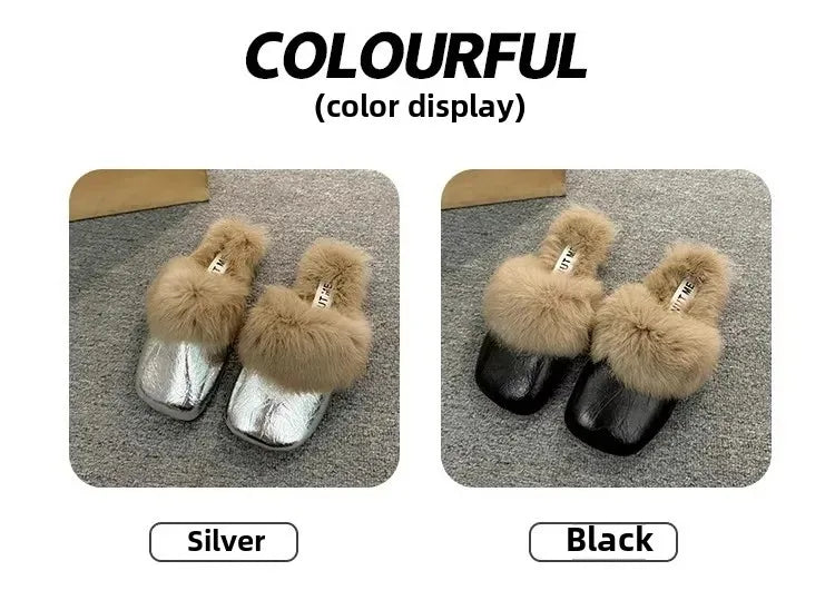 Faux Fur Outdoor Slides